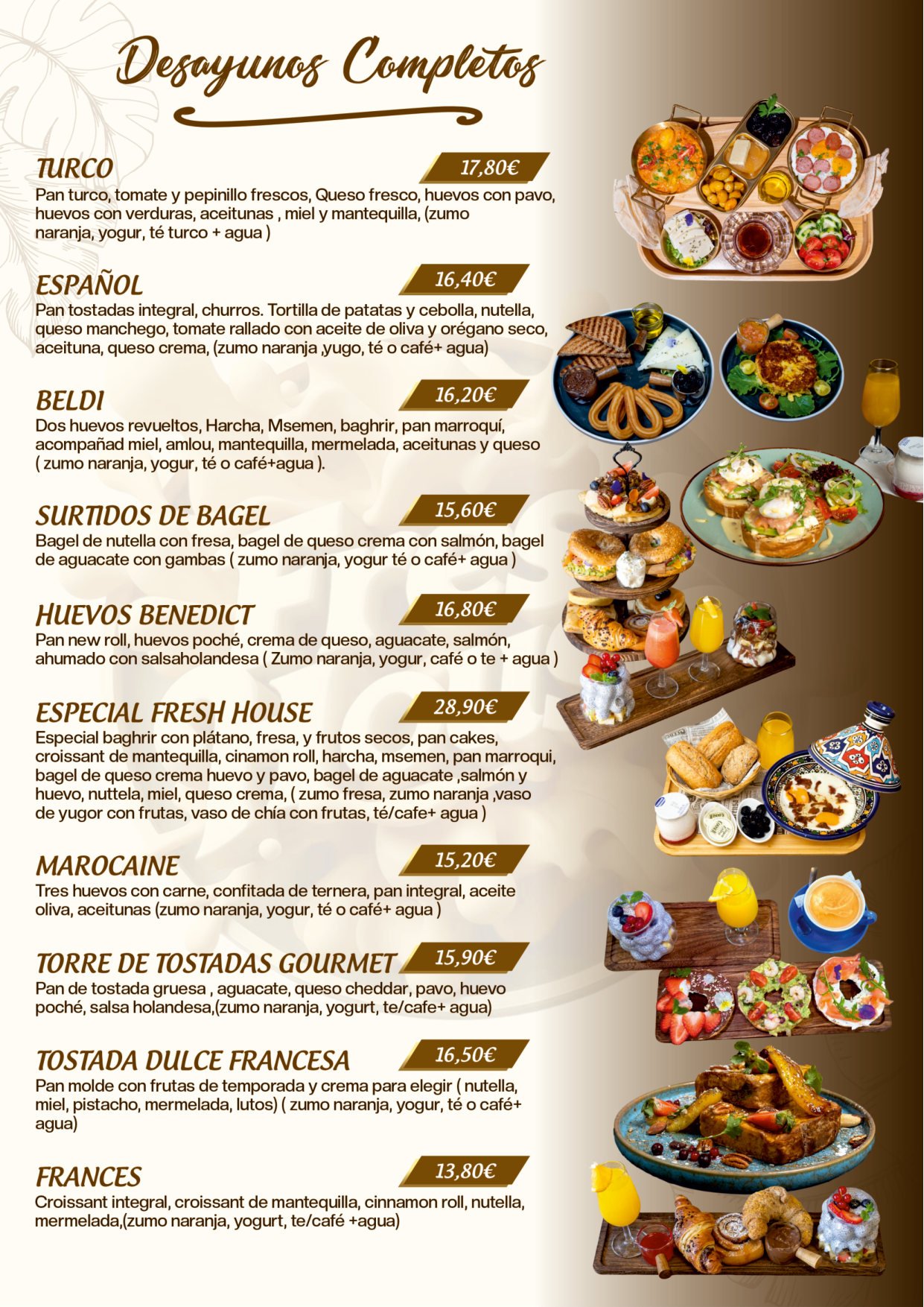 Carta Fresh House página 1