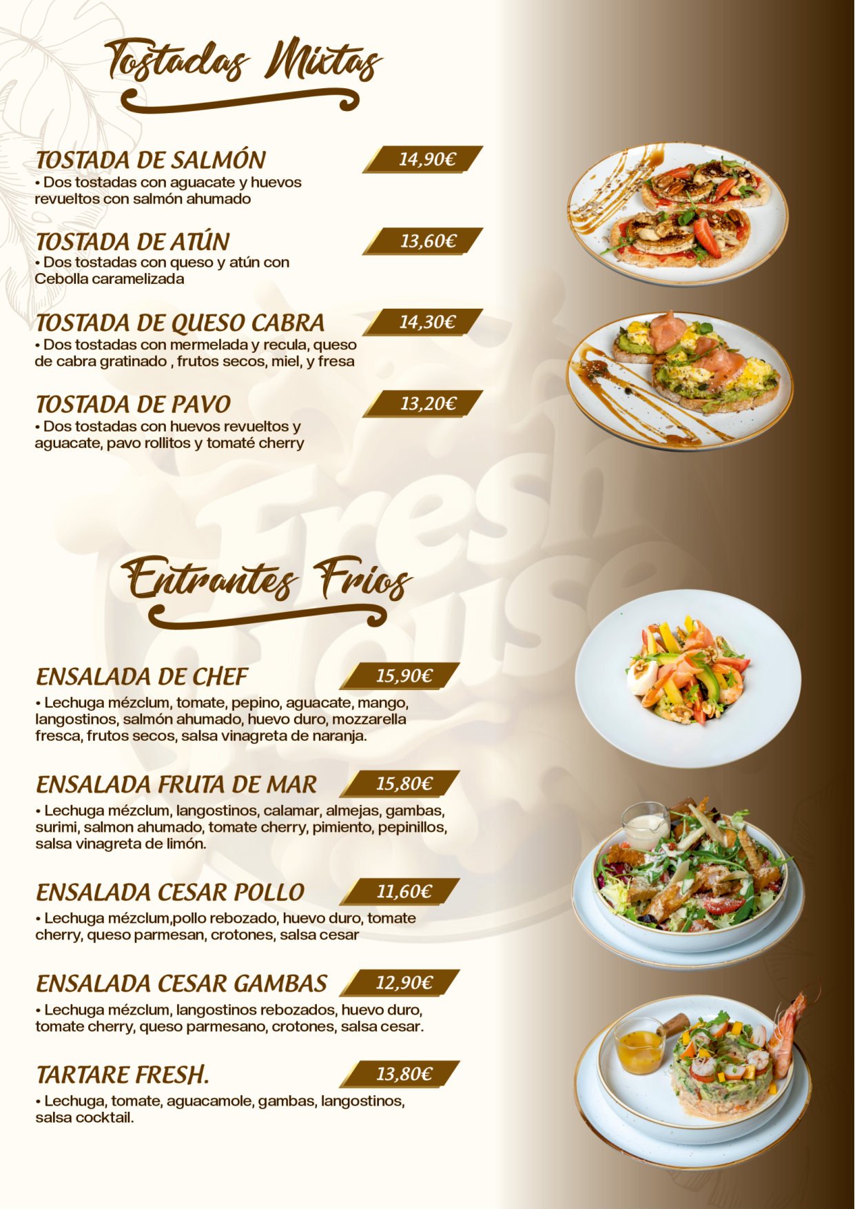 Carta Fresh House página 3
