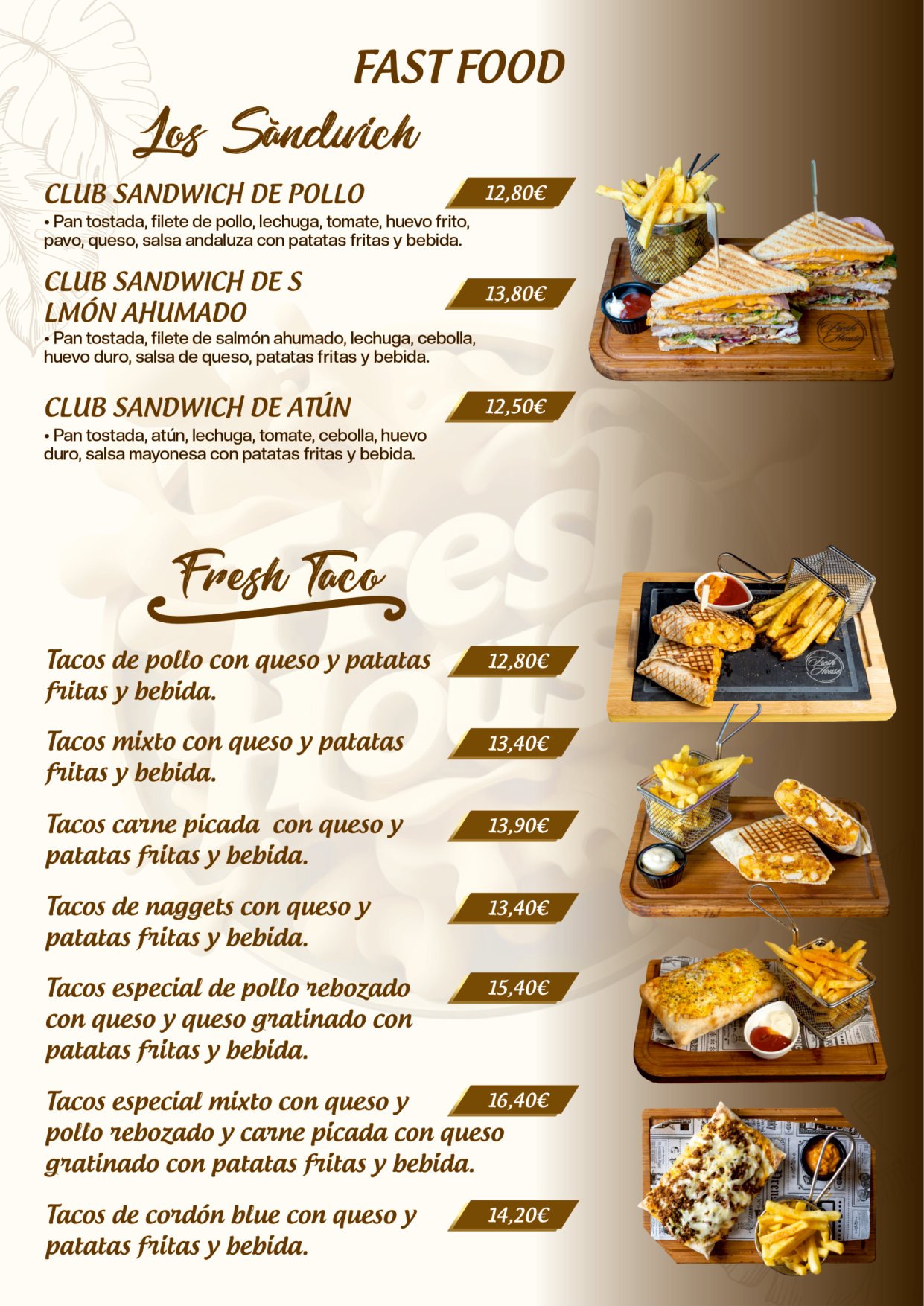 Carta Fresh House página 5