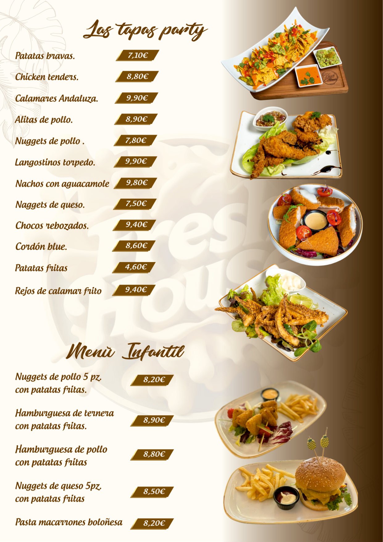Carta Fresh House página 10